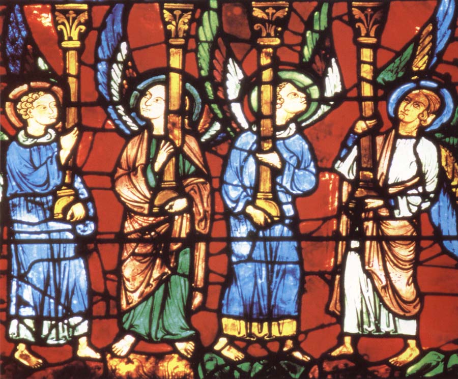 Angels from Notre Dame de la Belle Verriere